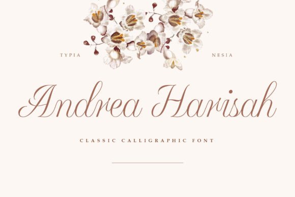 Andrea Harisah: A Handwritten Script Font That Feels Like a Thoughtful Signature