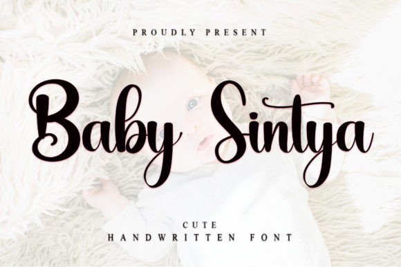 Baby Sintya: A Handwritten Font That Feels Like a Thoughtful First Draft