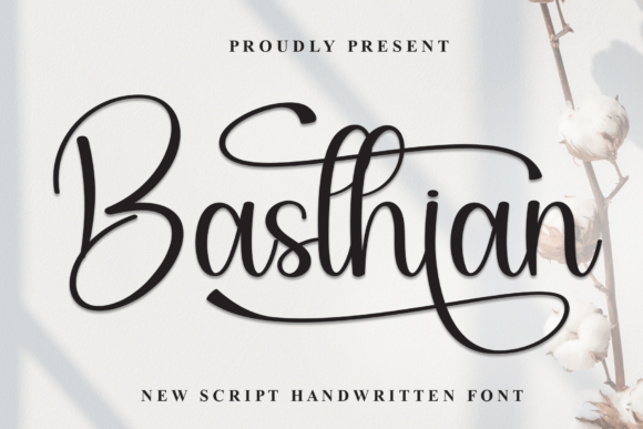 Basthian: A Handwritten Font That Feels Like a Signature