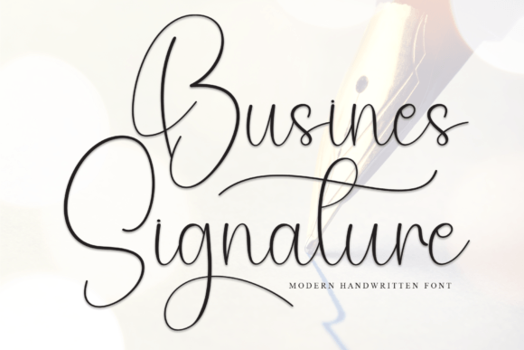 Busines Signature: A Handwritten Font That Makes Your Brand Feel Human