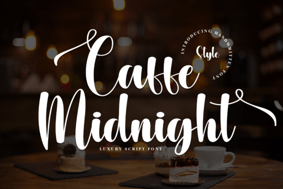 Caffe Midnight: A Hand-Drawn Script Font with Editorial Warmth