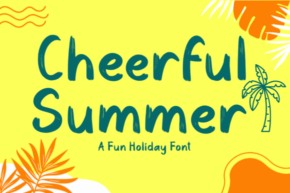 Cheerful Summer: A Handwritten Font That Feels Like Sunlight on Paper