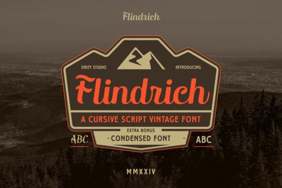 Flindrich: A Vintage Script Font That Builds Brand Trust