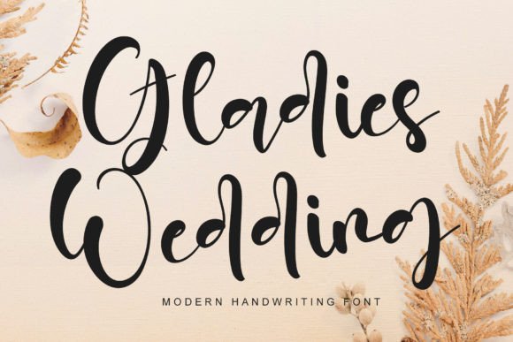 Gladies Wedding: A Handwritten Font That Feels Like a Quiet Promise