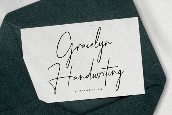 Gracelyn Handwriting: A Feminine Script Font for Handmade Brands