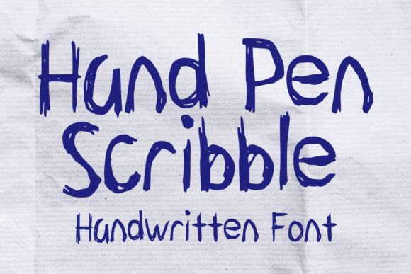 Hand Pen Scribble: A Handwritten Font That Feels Like Your Brand’s True Voice