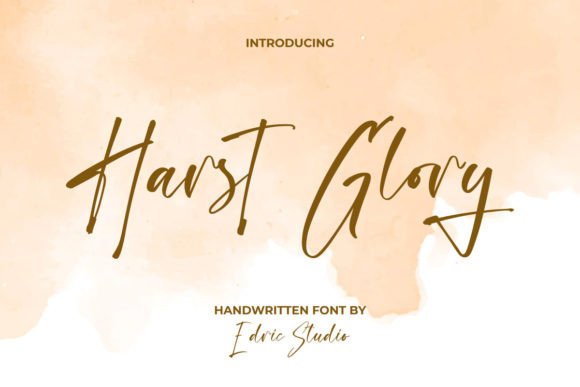 Harst Glory: A Handwritten Signature Font That Feels Human