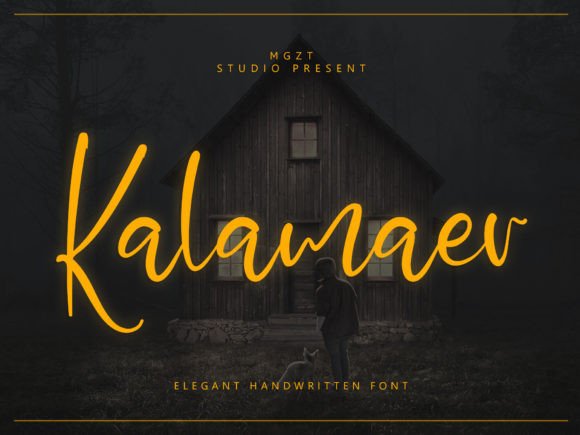 Kalamaer: A Handwritten Script Font for Scroll-Stopping Brand Moments