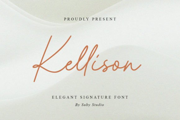 Kellison: An Elegant Script Font That Elevates Real Small Business Branding