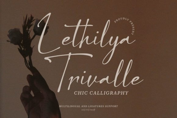Lethilya Trivalle: A Casual Chic Script Font for Scroll-Stopping Campaigns