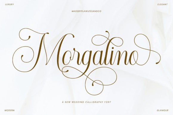 Morgalino: A Refined Script Font for Meaningful Moments