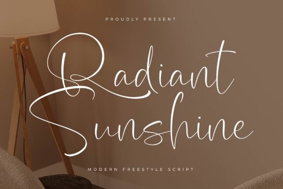 Radiant Sunshine: A Modern Script Font That Cuts Through the Feed