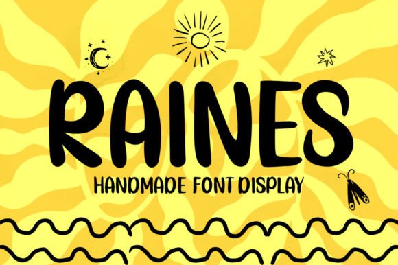 Raines Handmade Font: Bold, Natural & Perfect for Craft Business