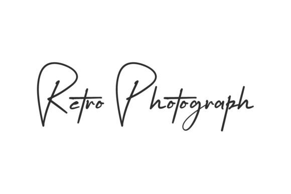 Retro Photograph Font for Authentic Brand Personality