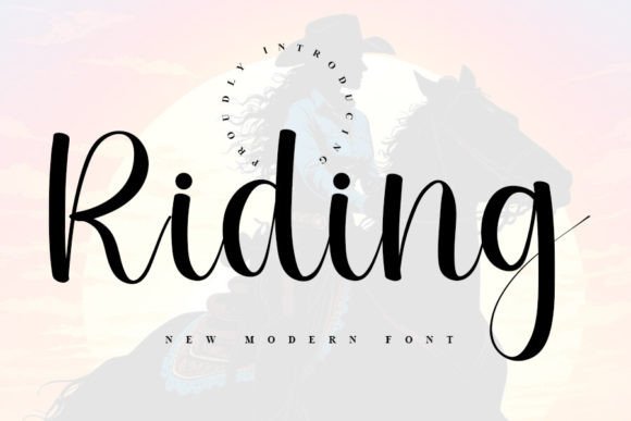 Riding: A Handwritten Font That Breathes Life Into Editorial Design
