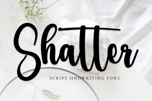 Shatter: A Delicate Script Font for Thoughtful Editorial Moments