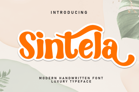 Sintela: A Friendly Handwritten Font for Web Design