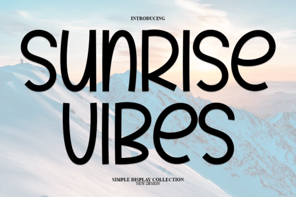 Sunrise Vibes: A Modern Handwritten Font for Editorial Design
