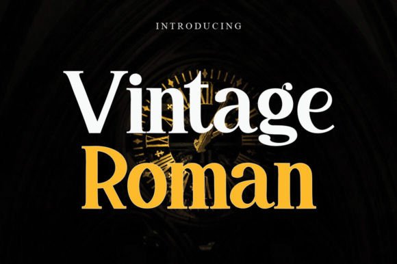 Vintage Roman: A Display Font That Anchors Campaigns with Varsity Charm