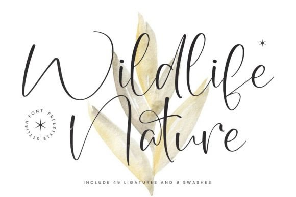 Wildlife Nature: A Modern Handwritten Font for Digital Branding
